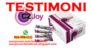 Kekuatan dan keberkesanan produk ini telah terbukti apa bila kilang c2joy mendapat pensijilan dan pengiktirafan oleh kementerian kesihatan malaysia (kkm) untuk skim pensijilan makanan selamat. Susu Power Kolostrum C2joy Testimoni C2joy