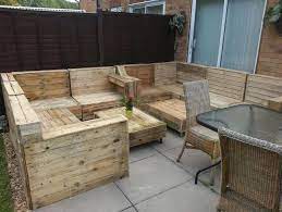 There Is No Need Of Buying Pallet Patio Furniture When You Can Make It Yourself This Pallet Patio Furniture Diy Wood Pallet Projects Outdoor Furniture Plans