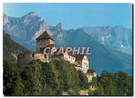 The principality of liechtenstein has an area of 160 square kilometers, which makes it one of the smallest states in europe. Moderne Karte Vaduz Furstentum Liechtenstein Schloss Gegen Rappenstein Und Falknis Castle Of Vaduz Nr Dgmw89 Oldthing Ansichtskarten Liechtenstein