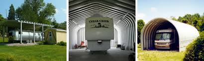 Fiamma motorhome garage system support extra storage space saver. Metal Rv Garages Prefab Steel Motorhome Garage Kits