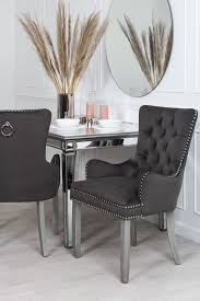 Antoinette Carver Chair Smoke Grey Carver Chair French Style Chairs Gray Dining Chairs