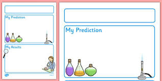 Science Experiment Recording Sheet Ey Ks1 Science Experiments Science Recording Sheets