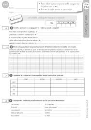 Exercice de conjugaison cm2 grammaire pdf. Cm2 Evaluation Conjugaison Corriges Le Passe Compose
