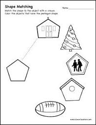 Shape Matching Activity Worksheet For Preschool Shapes Preschool Preschool Patterns Teaching Shapes
