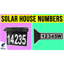A zillion things home · fast & free shipping Top 6 Solar House Numbers Of 2020 Video Review