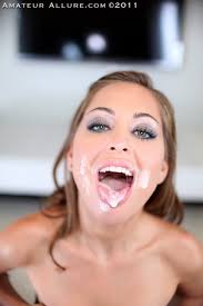 Riley Gets Spearm On Her Baby Face - Photo 14 by Amateur Allure