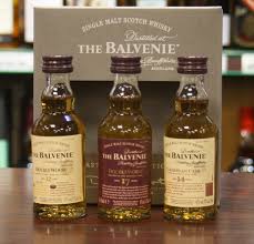 Balvenie Mini Mix 3x5cl Gift Pack Of Caribbean Cask Miniature And 2 Doublewoods Whisky Galore Mini Bottles Speyside Whisky Whisky