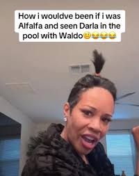 Little Rascals Pool Scene Darla