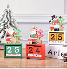 Check spelling or type a new query. Buy Christmas Decorations Wooden Calendar Ornaments Creative Diy Christmas Gift Cartoon Moose Mini Tabletop On Ezbuy Sg