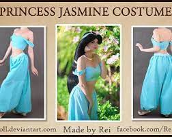 Jasmine Pink Costume Inspired Jasmine Live Action Jasmine Etsy In 2021 Princess Jasmine Costume Jasmine Costume Pink Costume