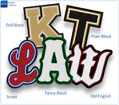 5 Inch Double Felt Chenille Varsity Letter 2 Color Full Block Fancy Block Old English Plain Block And Script Handmade Patch Varsity Letter Lettering