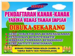 Pendaftaran tabika kemas sesi 2022 dibuka mulai 1 jun hingga 31 oktober 2021. Kemasukan Ke Tabika Kemas Tabika Kemas Taman Impian Facebook