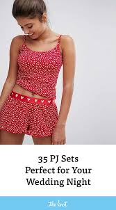 34 Bride Pajama Sets For Your Wedding Night And Beyond Bride Pajama Wedding Night Pajama Set