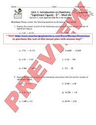 Answer needs to be rounded to 1 decimal place because that is the least precise number in the addition calculation. Lesson Plan Significant Figures In Calculations By Msrazz Chemclass