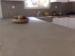 Application de beton ciré sur le sol de ma salle bain et une partie du mur et sur les plans de travail de ma cuisine qui ont craquelé parce que soit disant les materiaux sous jacent. Plan De Travail En Beton Cire Pour Cuisine 71 Couleurs Dispo