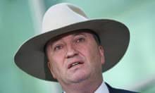 Barnaby Joyce controversy needs swift resolution, Warren Truss says