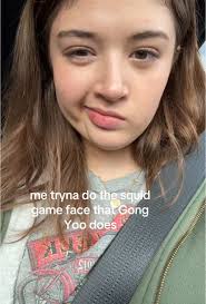 Trying to Do Squid Game Face