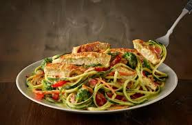 Get the recipe from well plated » 8 quinoa pesto zucchini noodles Olive Garden Is Serving Zoodles Primavera With Zucchini Noodles