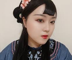 裊晴絲粉花藍葉傳統掐絲絨花古風髮簪髮飾飾品花滿樓｜髮夾/髮圈人氣榜- Pinkoi