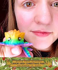 Junior high Christmas party means basketball, wrap the teacher, pizza  cookies and toys for @missionarlington !