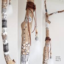 Bohemianstokz Painted Driftwood Driftwood Crafts Stick Art