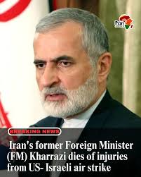 Kamal Kharrazi, head of #Iran's Council on Foreign Relations, has died due  to injuries sustained in US-Israeli air strikes during the war, reports  Iran's IRNA news agency. #Patv #iran