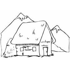 If you've got arty kids with a vibrant imagination, have a browse through our free coloring pages, download all your favorites, and take your markers and crayons out for a spin. Cottage In The Mountains Coloring Page
