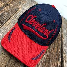 Cleveland Basketball Baseball Cap Hat Air Mesh Breathable Blue W Red Bill W Fashion Clothing Shoes Accessories Mensaccessori Hats Caps Hats Baseball Cap