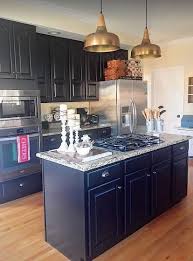 Black Kitchen Cabinets Makeover Reveal Black Kitchen Cabinets New Kitchen Cabinets Kitchen Cabinets Makeover