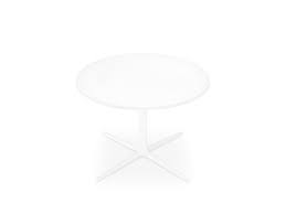 Small table with four way base in shiny or painted aluminum. Fred H 50 Round Coffee Table By Arper Design Jean Marie Massaud