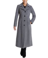 This style fits true to size. Anne Klein Single Breasted Maxi Coat Reviews Coats Women Macy S