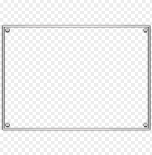 Download these amazing cliparts absolutely free and use these for creating your presentation, blog or website. Silver Border 1 Rectangle Shape Clipart Black And White Png Image With Transparent Background Toppng