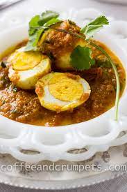 Egg Curry Coffee And Crumpets Recipe Spicy Recipes Indian Food Recipes Egg Curry