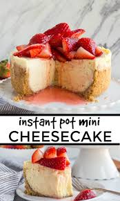 This recipe is fairly easy to make, but there are some tips and tricks to ensure the perfect 6 inch cheesecake. Instant Pot Cheesecake Recipe Instant Pot Mini Recipes Dessert For Two