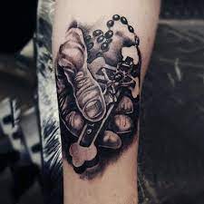 If you're a bit alternative and looking for a cool base to work a pattern on to the hot air balloon is a good. Top 103 Rosary Tattoo Ideas 2021 Inspiration Guide