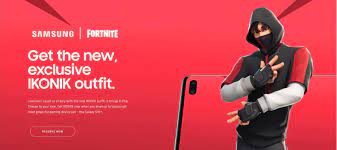 Download and launch fortnite from the galaxy store or galaxy game launcher on your qualifying samsung galaxy device. Fortnite X Samsung Collaboration New Ikonik Exclusive Skin Outfit Fortnite Insider