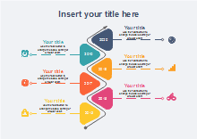 Colorful Vertical Upward Timeline Military Quotes Timeline Templates