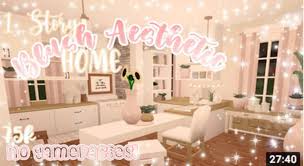 Blush 2 story home (108k) ❀| bloxburg speedbuild | luminto. How Much Might A Aesthetic 1 Story House Cost Fandom
