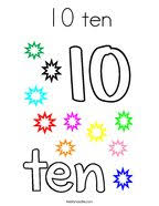The spruce / wenjia tang take a break and have some fun with this collection of free, printable co. Number 10 Coloring Pages Twisty Noodle