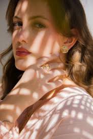 Brinco Hallu Leveza por Stella em Prata com Ouro 18k com Topázio Azul,  Granada e Citrino