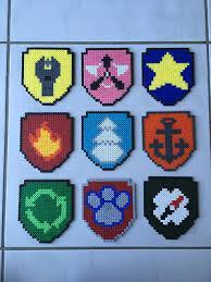 Offrez à votre enfant un gâteau à l'effigie de ses héros préférés pour son anniversaire. Pixel Art Perles A Repasser Symbole De La Pat Patrouille Ebay