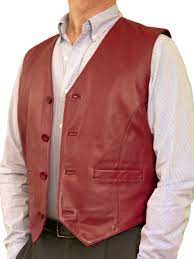 Pin On Mens Leather Waistcoats