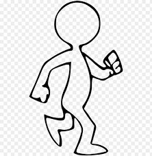 Download transparent people walking png for free on pngkey.com. Animation Man Walking Clipart Black And White Walk Png Image With Transparent Background Toppng