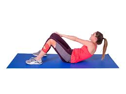 Workout ideas at home for abs. Oblique Crunch Exercise