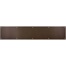 Schlage has built a legacy of providing the highest level of security to homes and businesses. Home Doors Door Parts Accessories Gatehouse Kickplate Dark Brown Finish Aluminum 6 X30 Door Accessories