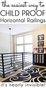(continued on page 4) lean forward against a wall with one leg in front of the other. How To Child Proof Horizontal Railings Blue I Style