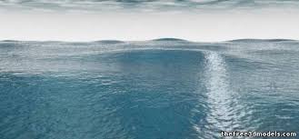 Ocean 3d Model C4d 3d Model Model Ocean