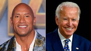 Dwayne johnson tastes own blood after gym injury in bizarre video. Dwayne The Rock Johnson Endorses Joe Biden And Kamala Harris Cnn