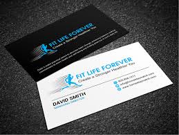 Upload your own logo, add necessary text (name, company, address, slogan etc.) and make a lasting impression today! Bold Serious Fitness Business Card Design For Create A Stronger Healthier You Or Elevate Your Life And Well Being By Sandaruwan Design 18235721
