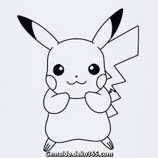 Pikachu Zeichnungen Zum Einfachen Zeichnen Drucken Malen Und Schneiden Bilder